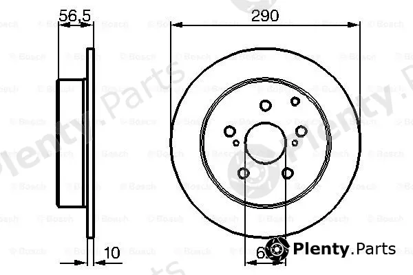 Bosch 0204173007 — Brake Disc