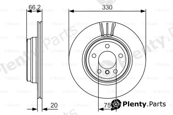 Bosch 0986479622 — Brake Disc