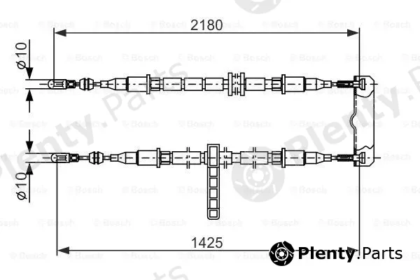 Bosch 1987477895 — Cable Pull, parking brake