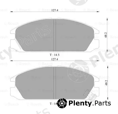 Bosch 0986505357 — Brake Pad Set, disc brake