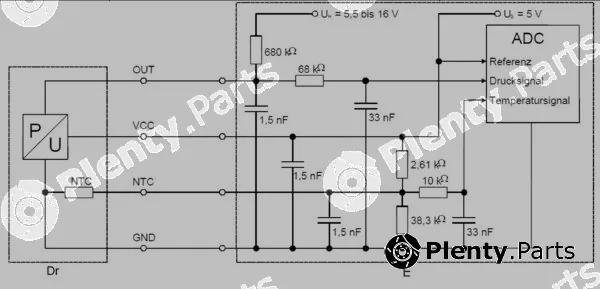 Bosch 0261230245 — Sensor, intake manifold pressure