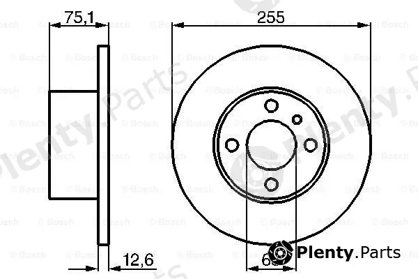 Bosch 0986478032 — Brake Disc