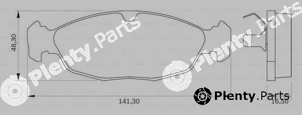 Bosch 0986BB0032 — Brake Pad Set, disc brake