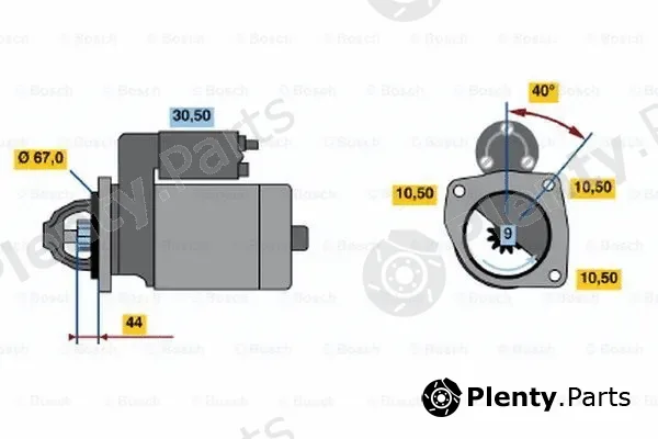 Bosch 0001106016 — Starter