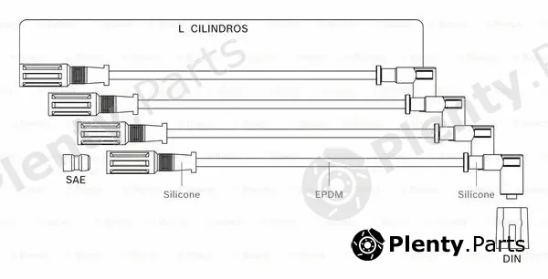 Bosch F00099C091 — Ignition Cable Kit