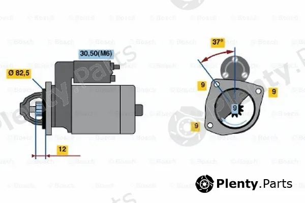 Bosch 0001108234 — Starter