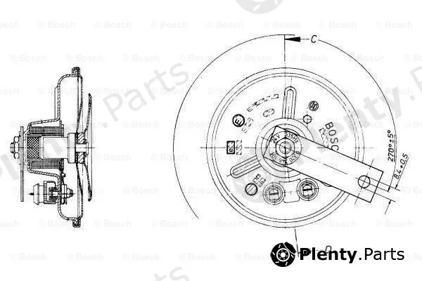 Bosch 0320146101 — Signal Horn