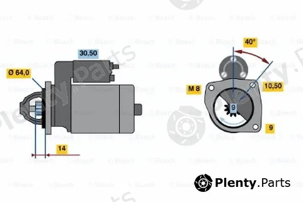 Bosch 0986019291 — Starter