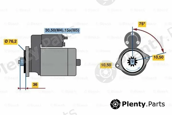 Bosch 0001312110 — Starter