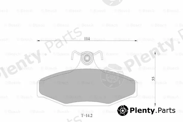 Bosch 0986AB9016 — Brake Pad Set, disc brake