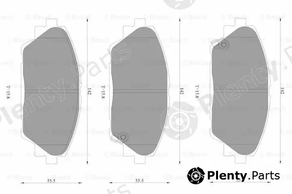 Bosch 0986AB3518 — Brake Pad Set, disc brake