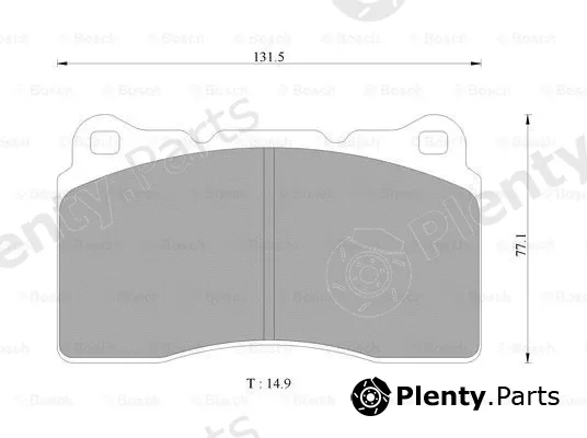 Bosch 0986AB9292 — Brake Pad Set, disc brake