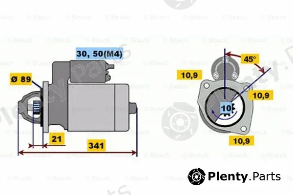 Bosch 0001367063 — Starter