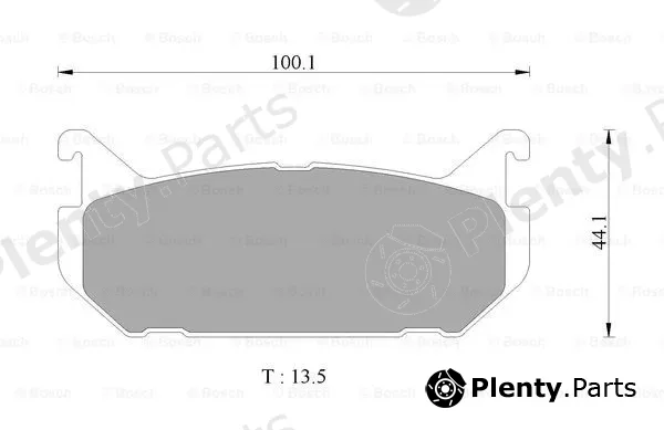 Bosch 0986AB9060 — Brake Pad Set, disc brake