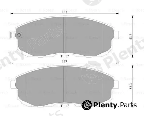 Bosch 0986AB3043 — Brake Pad Set, disc brake