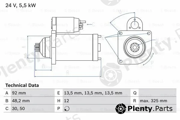 Bosch 0986021480 — Starter