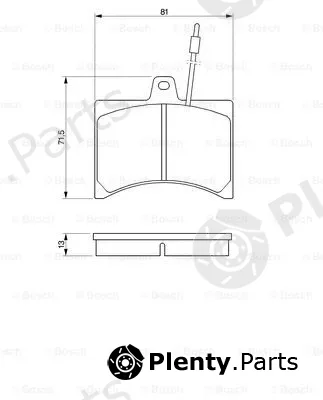 Bosch 0986465941 — Brake Pad Set, disc brake