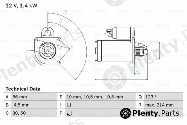 Bosch 0986025820 — Starter