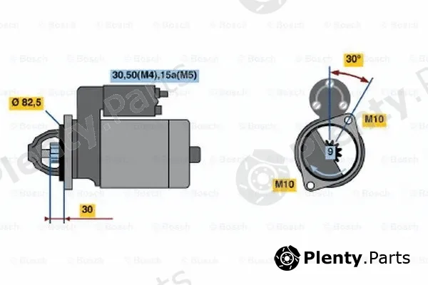 Bosch 0001107048 — Starter