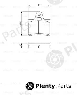 Bosch 0986462971 — Brake Pad Set, disc brake