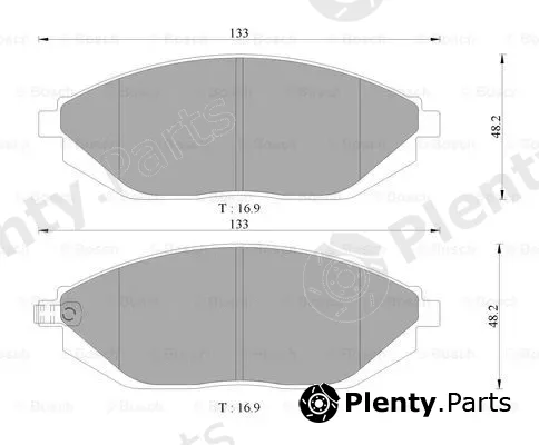 Bosch 0986AB3115 — Brake Pad Set, disc brake