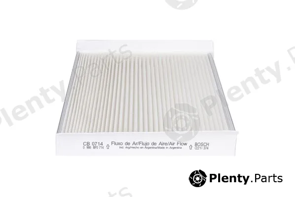 Bosch 0986BF0714 — Filter, cabin air