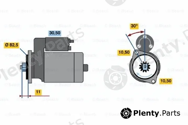 Bosch 0986013551 — Starter