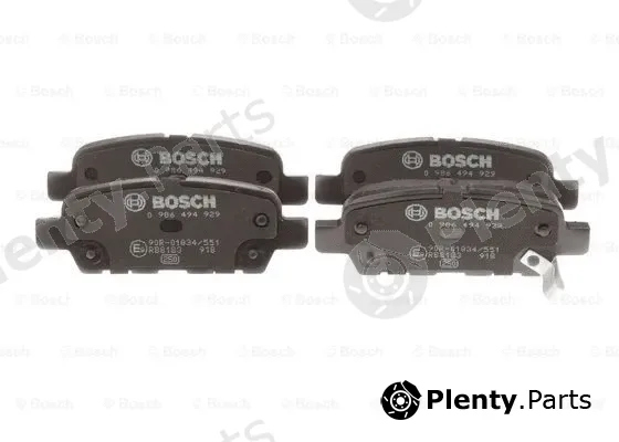 Bosch 0986494929 — Brake Pad Set, disc brake