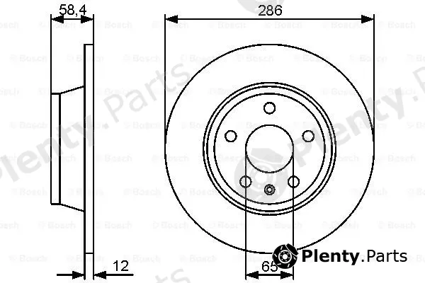 Bosch 0986479465 — Brake Disc