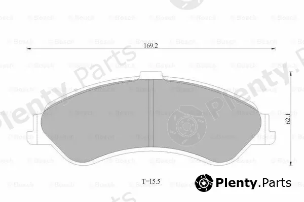 Bosch 0986AB9082 — Brake Pad Set, disc brake
