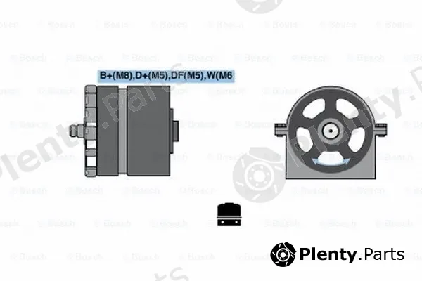 Bosch 0120600582 — Alternator