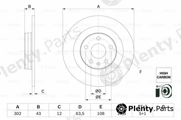 Bosch 0986479F31 — Brake Disc