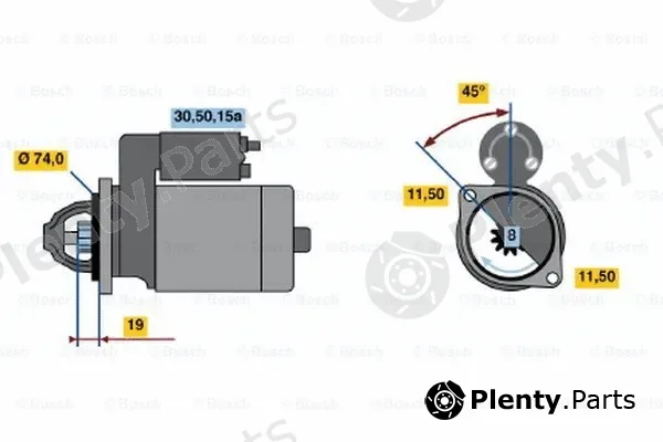 Bosch 0986012261 — Starter
