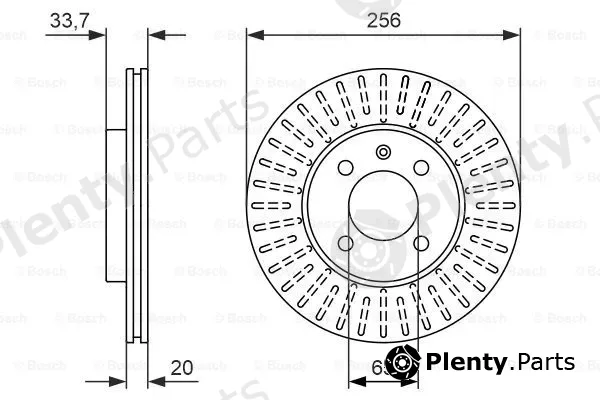Bosch 0986479853 — Brake Disc