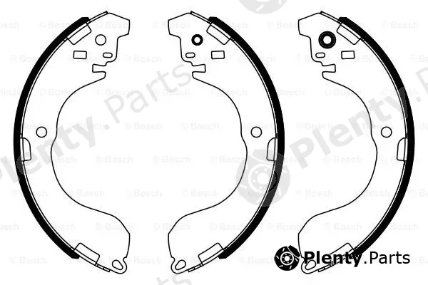 Bosch 0986487962 — Brake Shoe Set