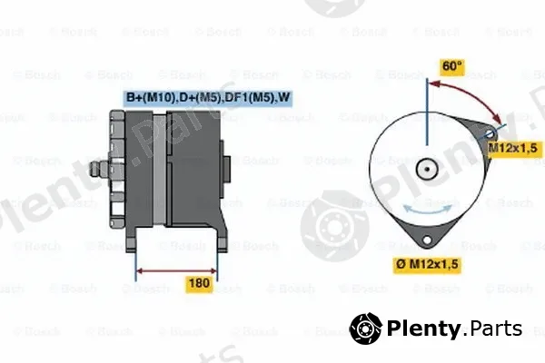 Bosch 0120689544 — Alternator
