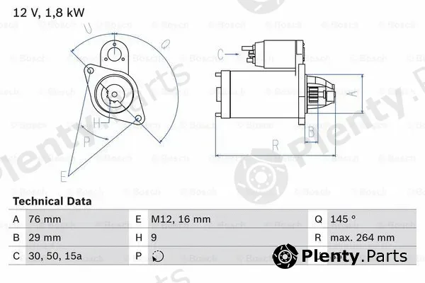 Bosch 0986018060 — Starter
