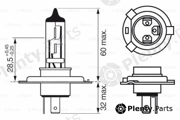 Bosch 1987301001 — Bulb, spotlight Pure Light BL