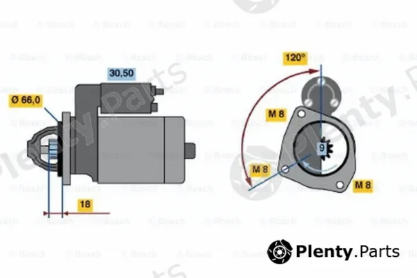Bosch 0986010260 — Starter