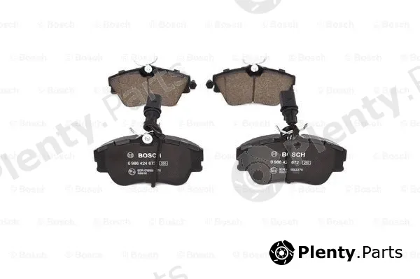 Bosch 0986424672 — Brake Pad Set, disc brake