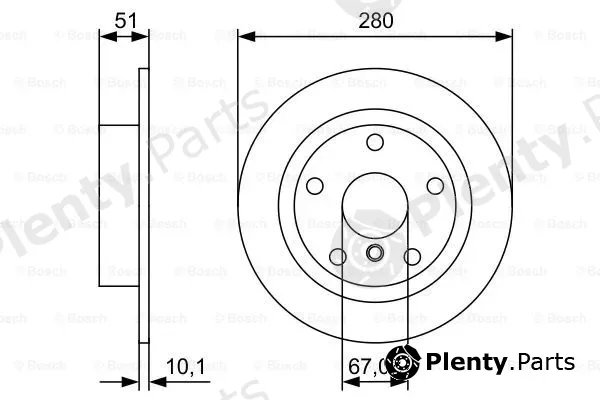 Bosch 0986479C92 — Brake Disc