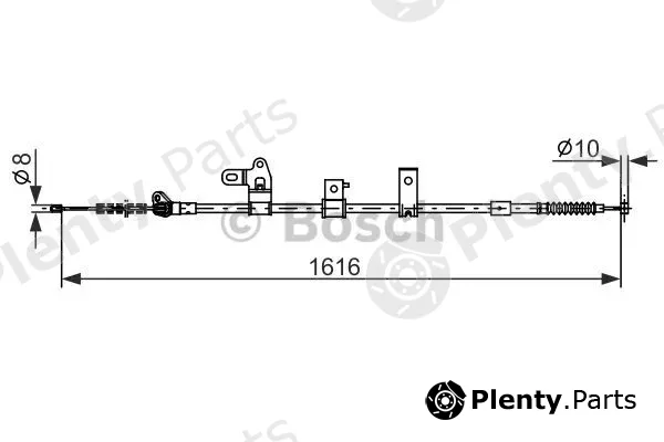 Bosch 1987482307 — Cable Pull, parking brake