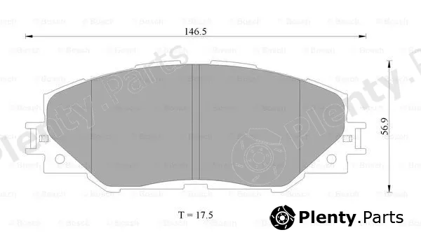 Bosch 0986AB2298 — Brake Pad Set, disc brake