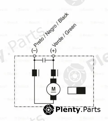 Bosch 9130081060 — Electric Motor, radiator fan