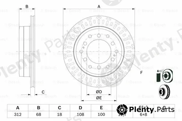 Bosch 0986479F07 — Brake Disc