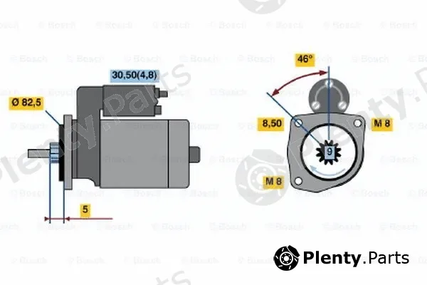 Bosch 0001107105 — Starter