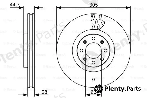 Bosch 0986479531 — Brake Disc