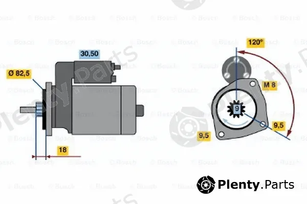 Bosch 0986015320 — Starter
