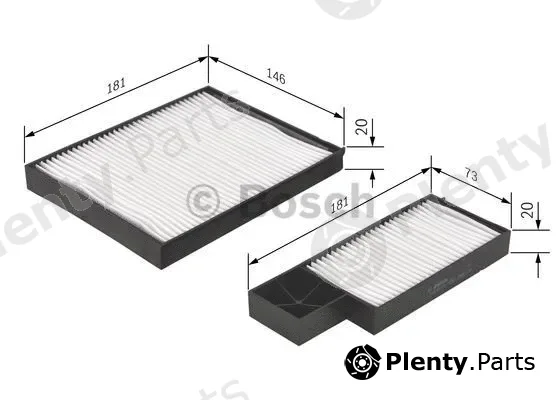 Bosch 1987432276 — Filter, cabin air