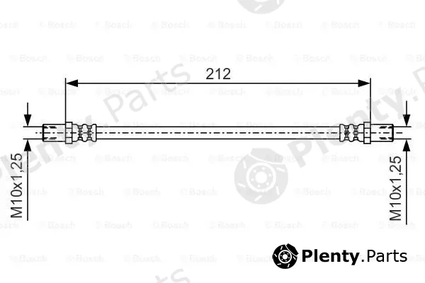 Bosch 1987481A50 — Brake Hose
